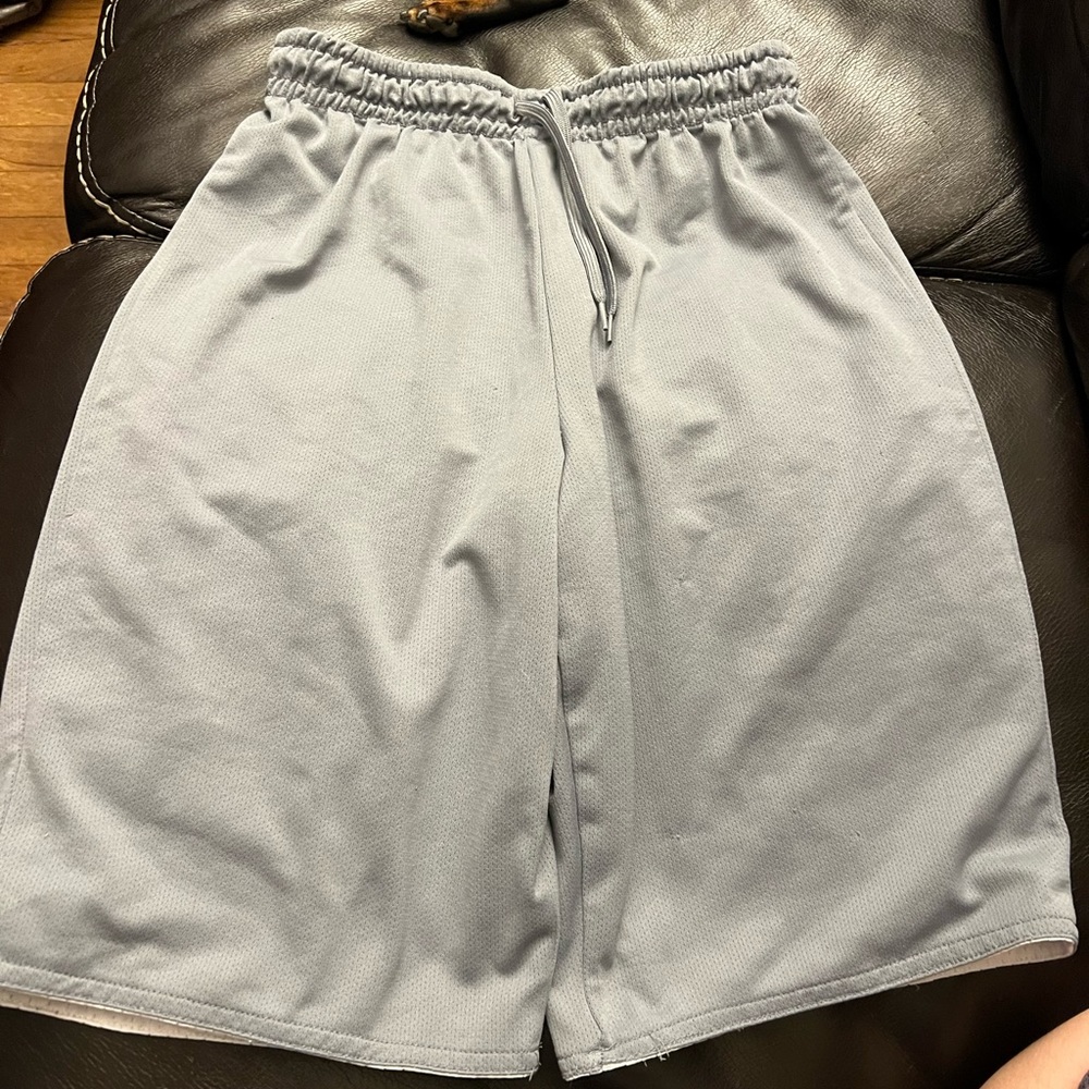 Boys gray basketball shorts